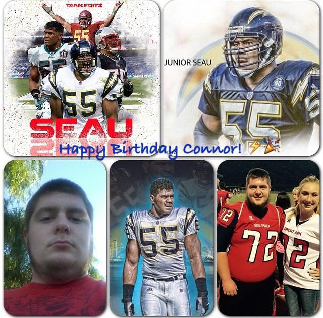 hula4me's tweet photo. Happy Birthday to my #BoltBro Connor of @tankeditz ⚡️🎉 Thank you for all you have done for my #Seau tribute page🙏❤️U http://t.co/9sZNcVF8On