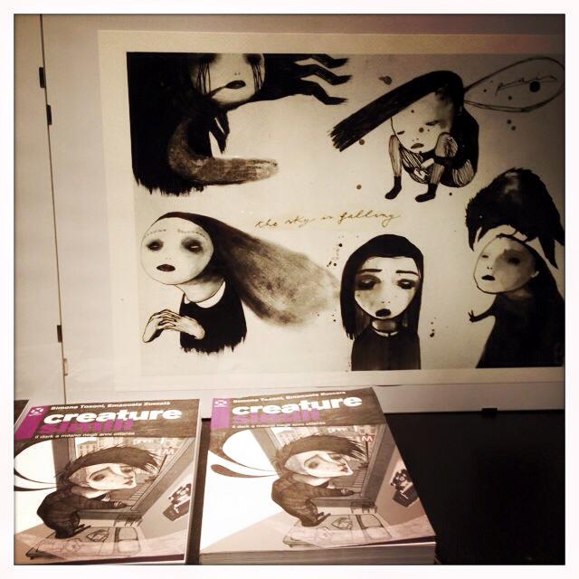 CreatureSimili's tweet image. La mostra di Ambra Garlaschelli per Creature Simili al Rock'n'Roll di #Milano #goth #dark #anni80