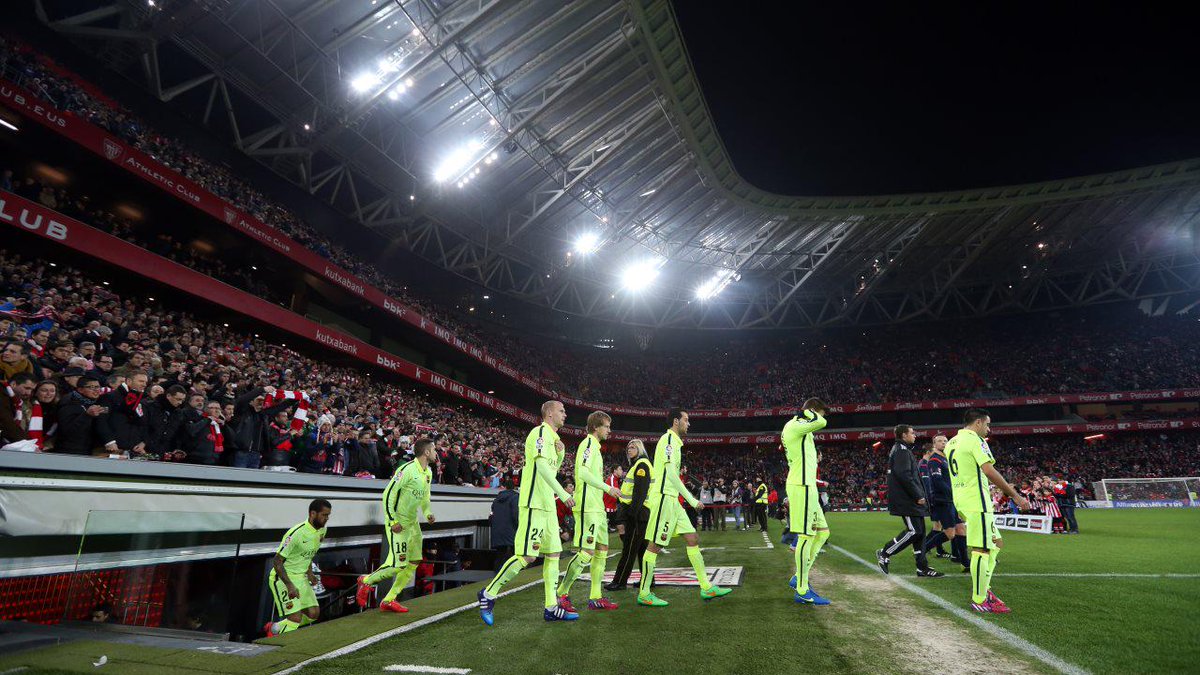 FCBarcelona_cat's tweet photo. FOTOS - No et perdis les imatges que encara no has vist de l'Athletic Club-Barça http://t.co/WPMirPbVnN  #FCBlive http://t.co/38OD9Mflqj