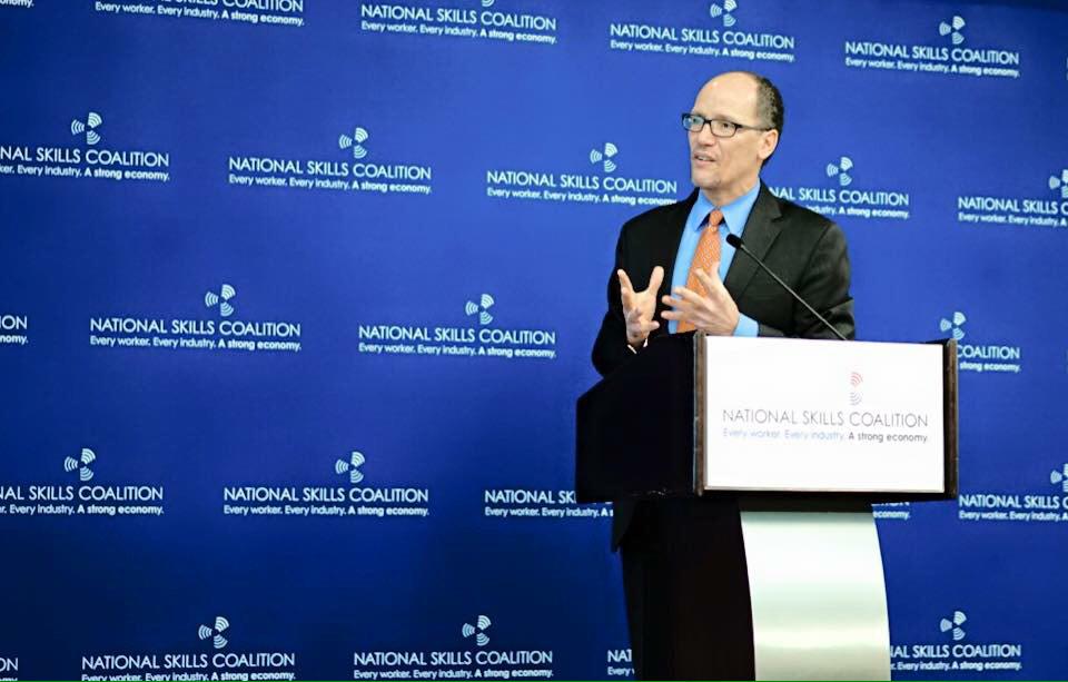 "Wkfc dev community you are indispensable to our success, thank you." Sec. Perez <a href="/USDOL/">U.S. Department of Labor</a># InvestInSkills