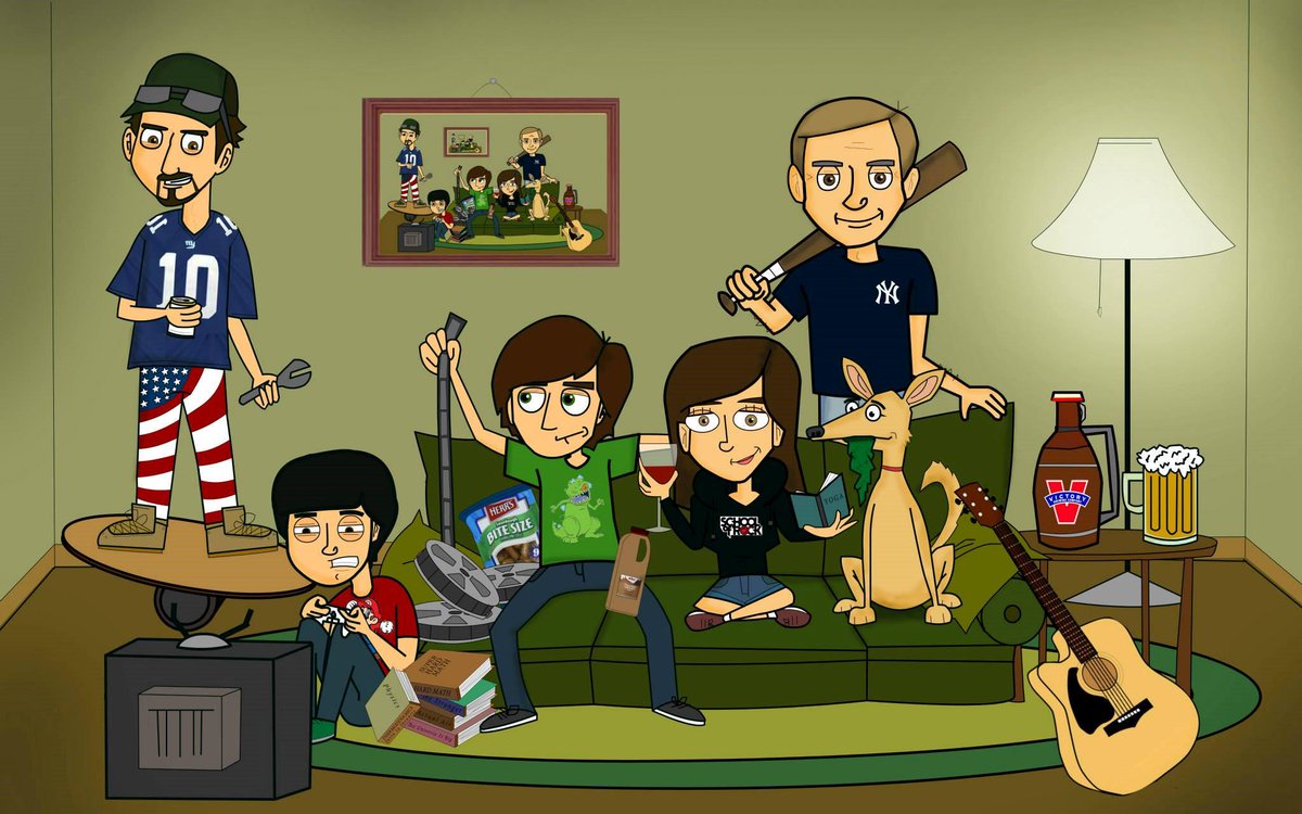 TayToons's tweet image. Bigos Family Portrait | #art #cartoon #portrait #family #toons @cartoonnetwork