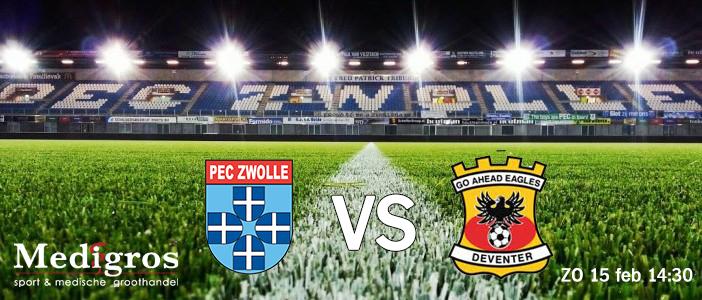 Medigros's tweet photo. RT en maak kans op 2 kaarten voor de slag om de IJSSEL @PECZwolle - @GAEagles. #win #gratis #Eredivisie #foxsportsNL http://t.co/1oHO1mRbBJ