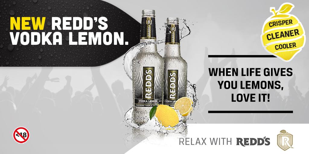 When life gives you lemons, love it! Crisper, cleaner, cooler. Have you tried the NEW Redd's Vodka Lemon yet?