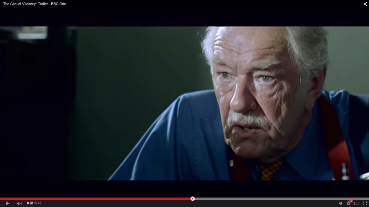 Michael Gambon is reunited with JK Rowling on The Casual Vacancy mini series. He plays as Howard Mollison