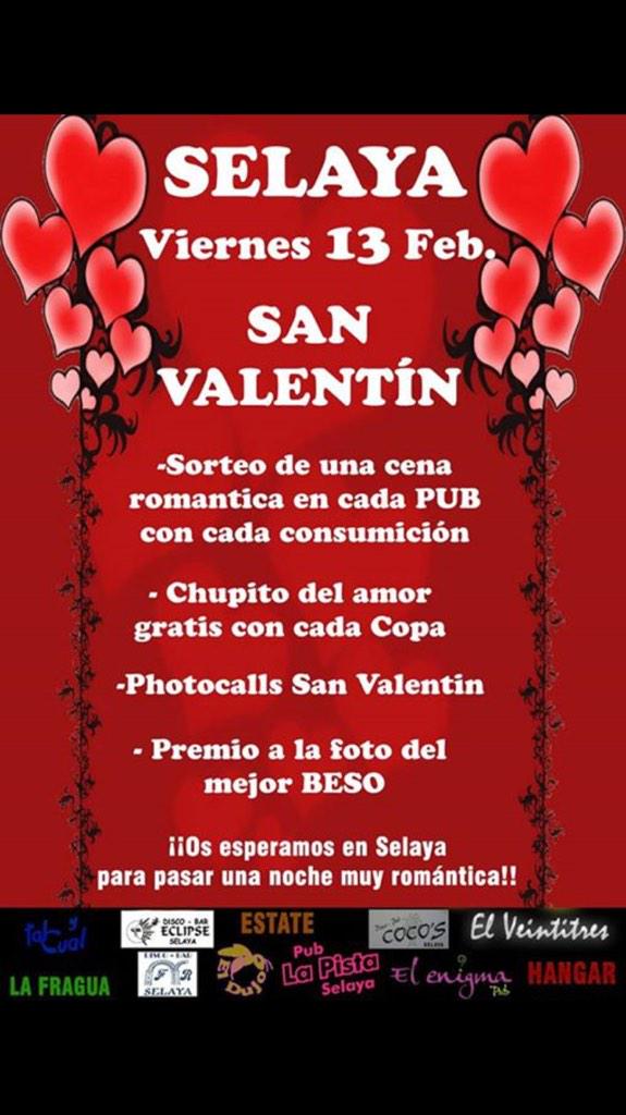 Y este fin de semana en Selaya...
13 y 14 de FEBRERO ¡No te lo puedes perder!