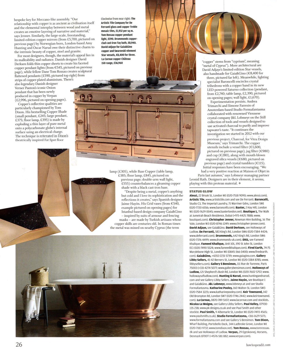 la cornue copper range