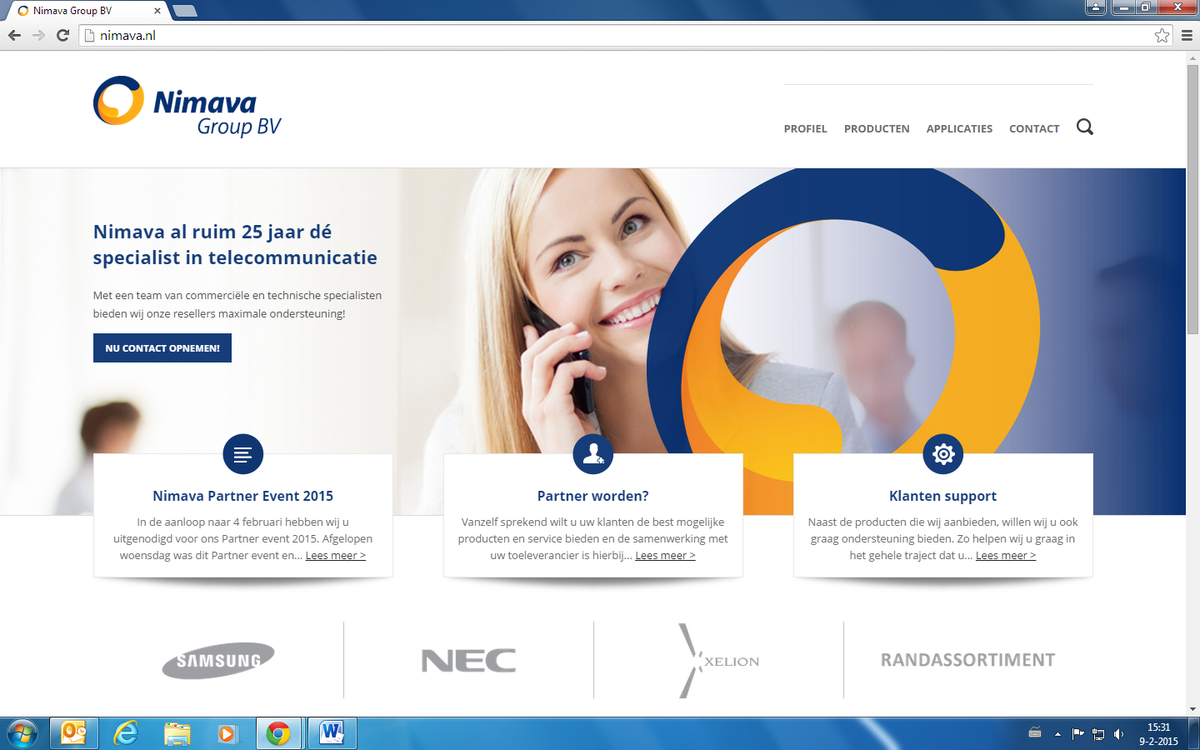 Vanmiddag gaat onze nieuwe website online!