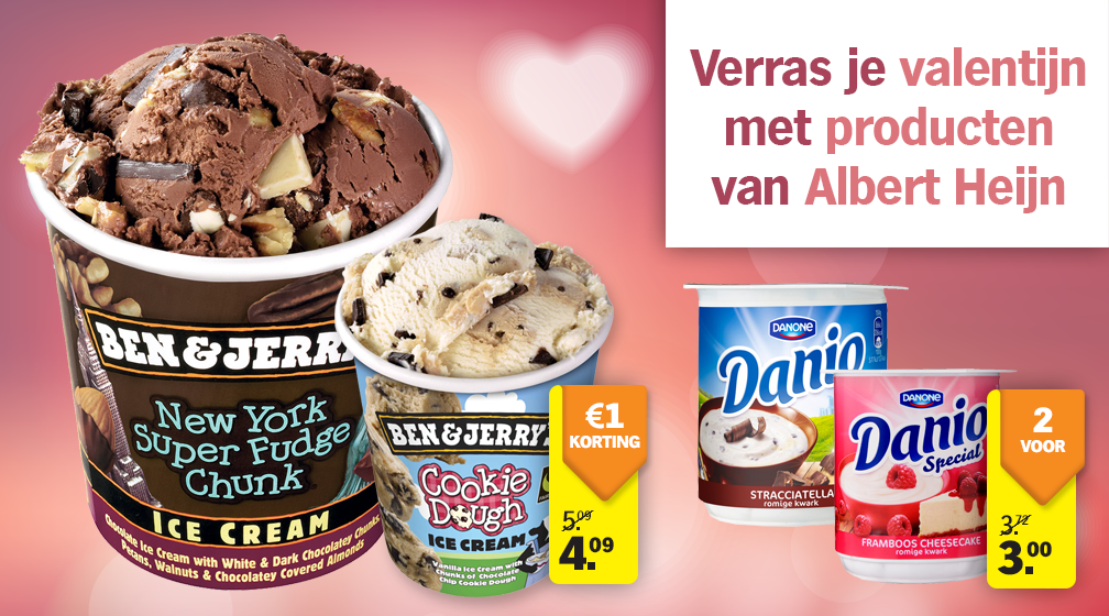 #Valentijn tip 2!
Ben&amp;Jerry's of Danone Danio
