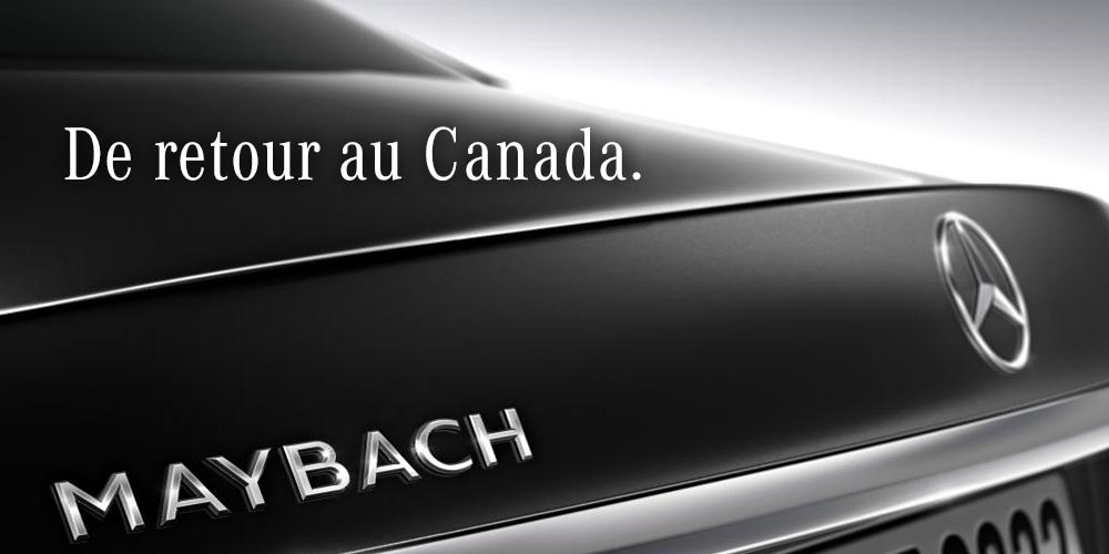 MercedesBenzCDN's tweet image. Venez entrevoir la Mayback S600 2016 au #CIAS2015. mb4.me/e81dUect