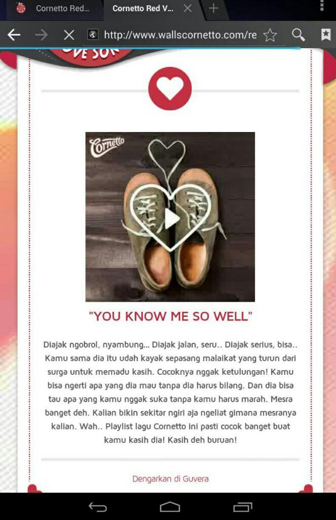 GhoraL's tweet photo. " you know me so well @CornettoID @unisifmyk #cornettoredvelvet " http://t.co/oW67FFiyML
