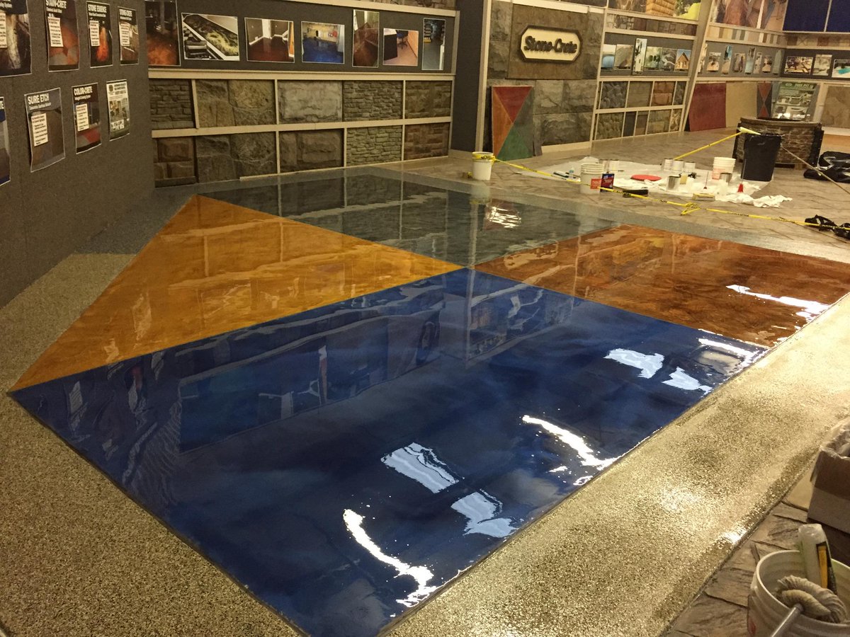 IncreteSystem's tweet photo. Metal Fx Sealed with our High Performance epoxy http://t.co/s7s3Fuklw9