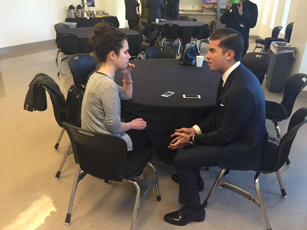 lresummit's tweet photo. @luisdortiz chatting with the @SABizJournal before he goes on stage for the #LRES! #addicted2realestate http://t.co/QAKCVQnkGu