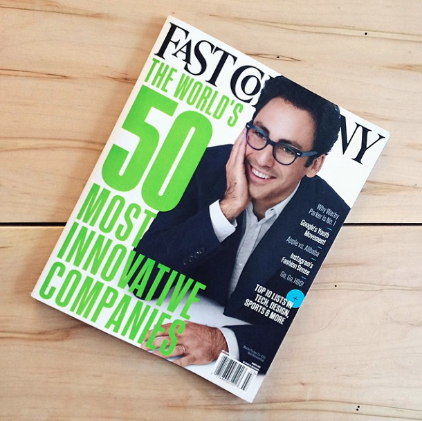 jenduguay's tweet photo. Just began my day at @FastCompany's Most Innovative Company. Proud to be a @WarbyParker employee! #FCmostinnovative http://t.co/VdXbVvpV7Q