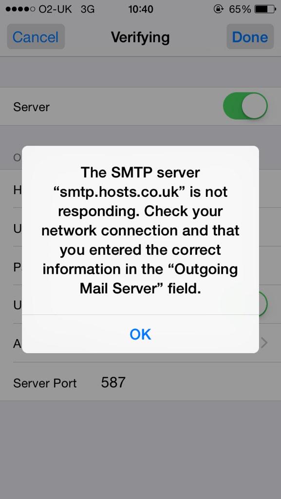 MassPix's tweet photo. Is there anyone out there that knows why I get this message on my phone when I try and send an email? #ManyThanks http://t.co/DYFwH0GAX2