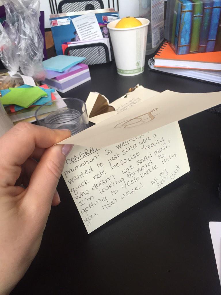 Thank you for the lovely card <a href="/caitfinnigan/">Cait Finnigan Brittain</a> you are a true star!