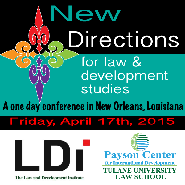 PaysonCenter's tweet photo. #PaysonCenter for #IDEV of @TulaneLaw co-hosts Law & Development Conference with LDI April '15
http://t.co/UWb9lE88oc http://t.co/YGvXXLMbja