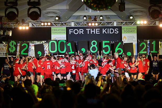 TheDailyIowan's tweet photo. ICYMI: @UIDM tops $2 million fundraising mark for the first time in history: http://t.co/4QVJzRuVOq #UIDM21 #FTK http://t.co/ueByhm3Din