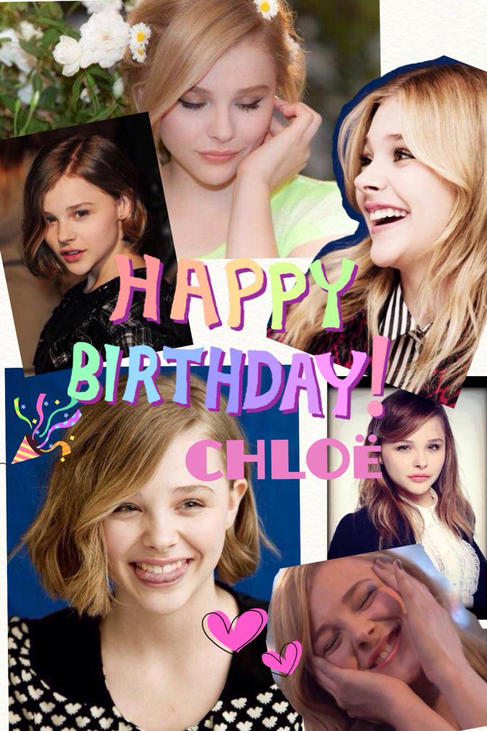   HAPPY BIRTHDAY 
Chloë Grace Moretz         500                                