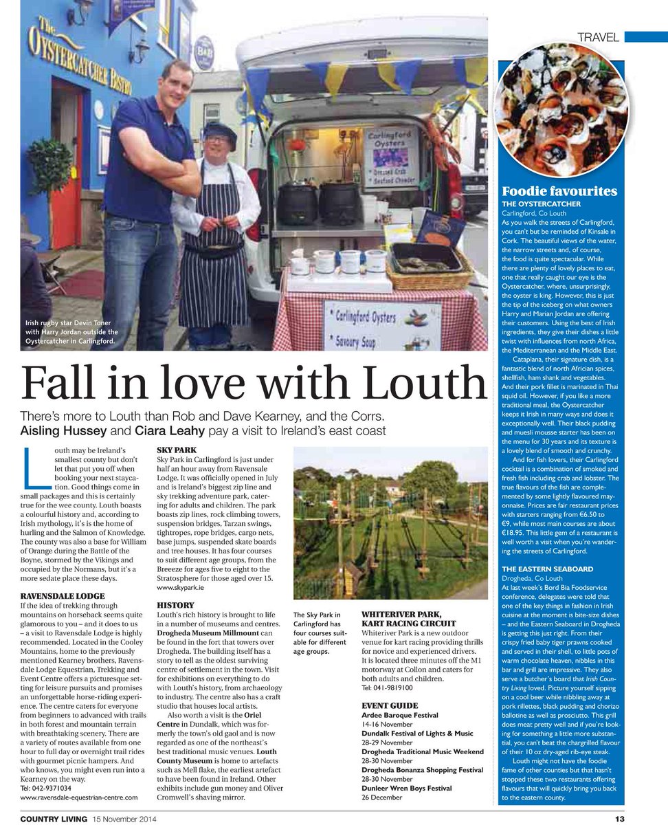 Love the 'Fall in love with Louth' article Nov 15th <a href="/IrishCountryLiv/">Irish Country Living</a> <a href="/farmersjournal/">Irish Farmers Journal</a>  #LoveLouth #LouthChat