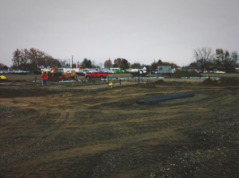 BanlinConstruct's tweet image. Breaking ground on the All Star Motors project out in Pasco, Wa last week!