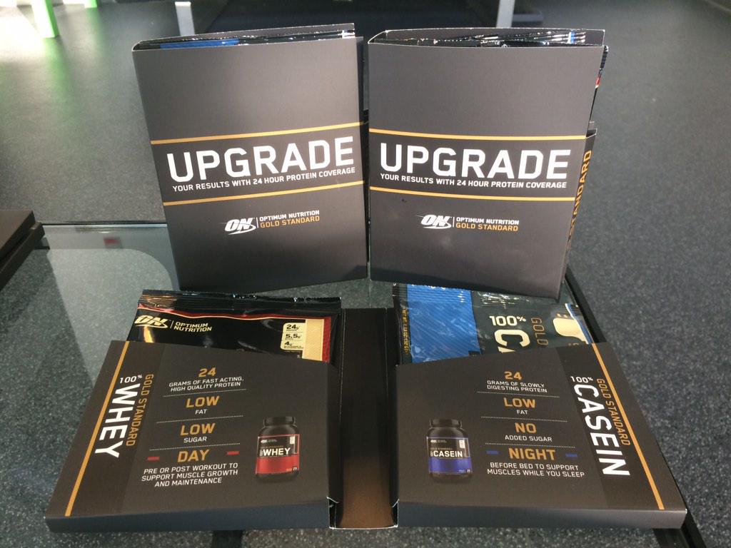 TimChaseFit's tweet photo. Upgrade your performance with Optimum Nutritions 24 hour protein coverage! ON are in the house 5-7pm today at GoGym 💪 http://t.co/o7Yhthxl8n