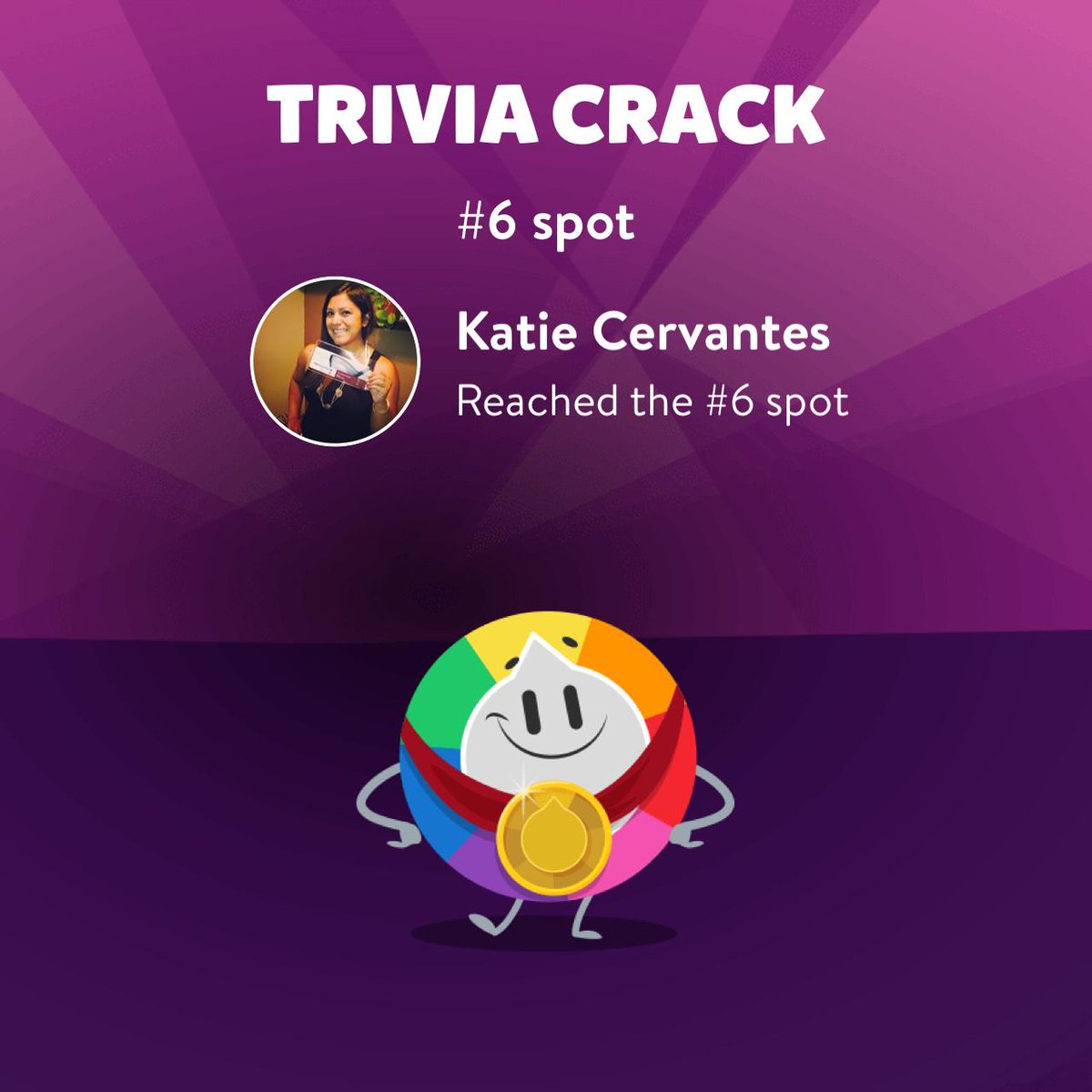 ktcervan's tweet photo. I reached the #6 spot in the weekly ranking! http://t.co/poEV9r6qU1 http://t.co/ZrY8BBLO1d