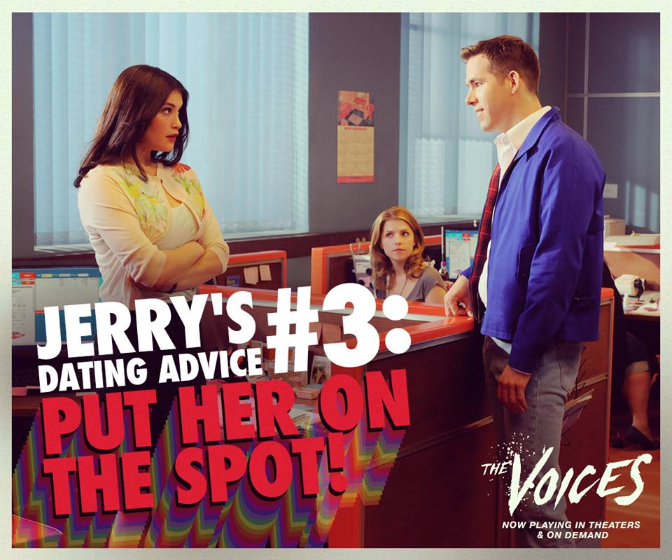 Ask a girl out in front of her co-workers, she’ll be too embarrassed to say no! HA! lions.gt/TheVoicesVOD