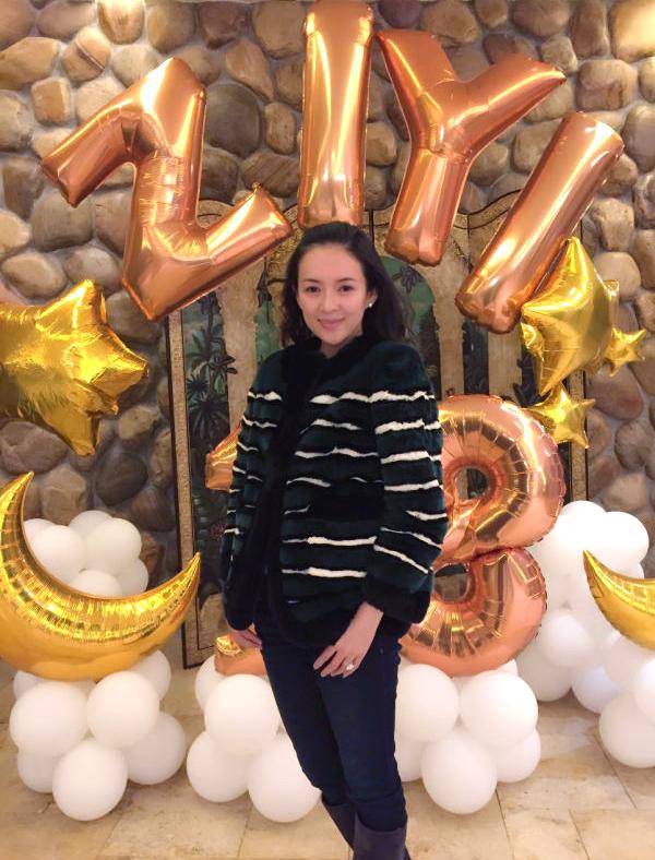 Happy Birthday & congratulations to our dear friend Zhang Ziyi, looking fabulous at her birthday party!   