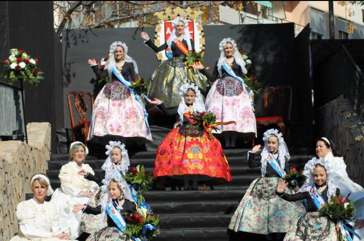 Representantes 2015 de la hoguera san blas alto, enhorabuena chicas!