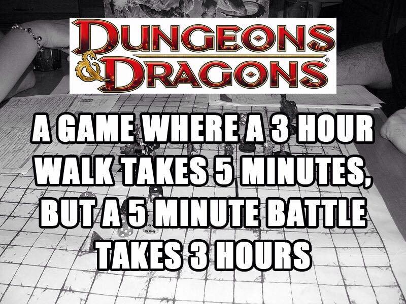 Scarletrogue12's tweet image. So true! Yet that five minute battle will be epic! #RPG #dnd