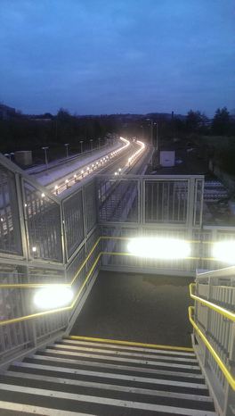 Whitehead_BS's tweet photo. Whitehead lighting the new #Maliphant Sidings in Swansea.
Working with @VolkerWesselsUK and @HitachiRailEU http://t.co/JI859pIwuc