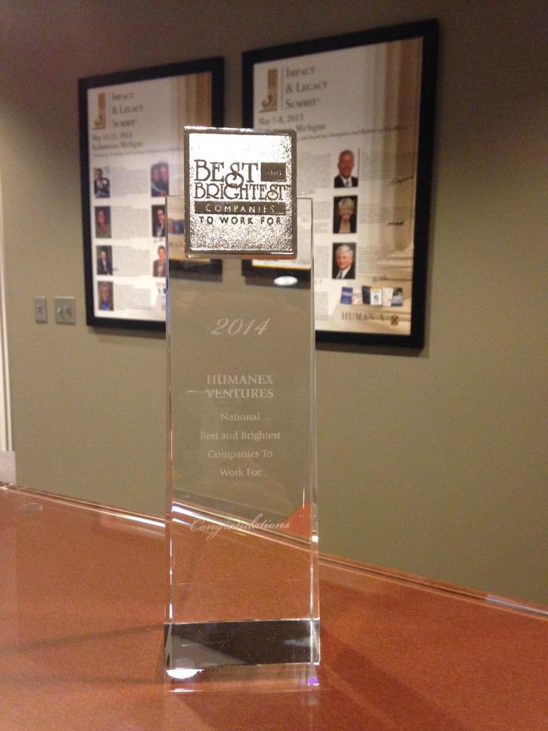 Humanex's tweet photo. We're honored to be on the nat'l @101Best list! Thanks team &amp; partners! Congrats to our 6 partners also recognized! http://t.co/EmUTzrC1Iu