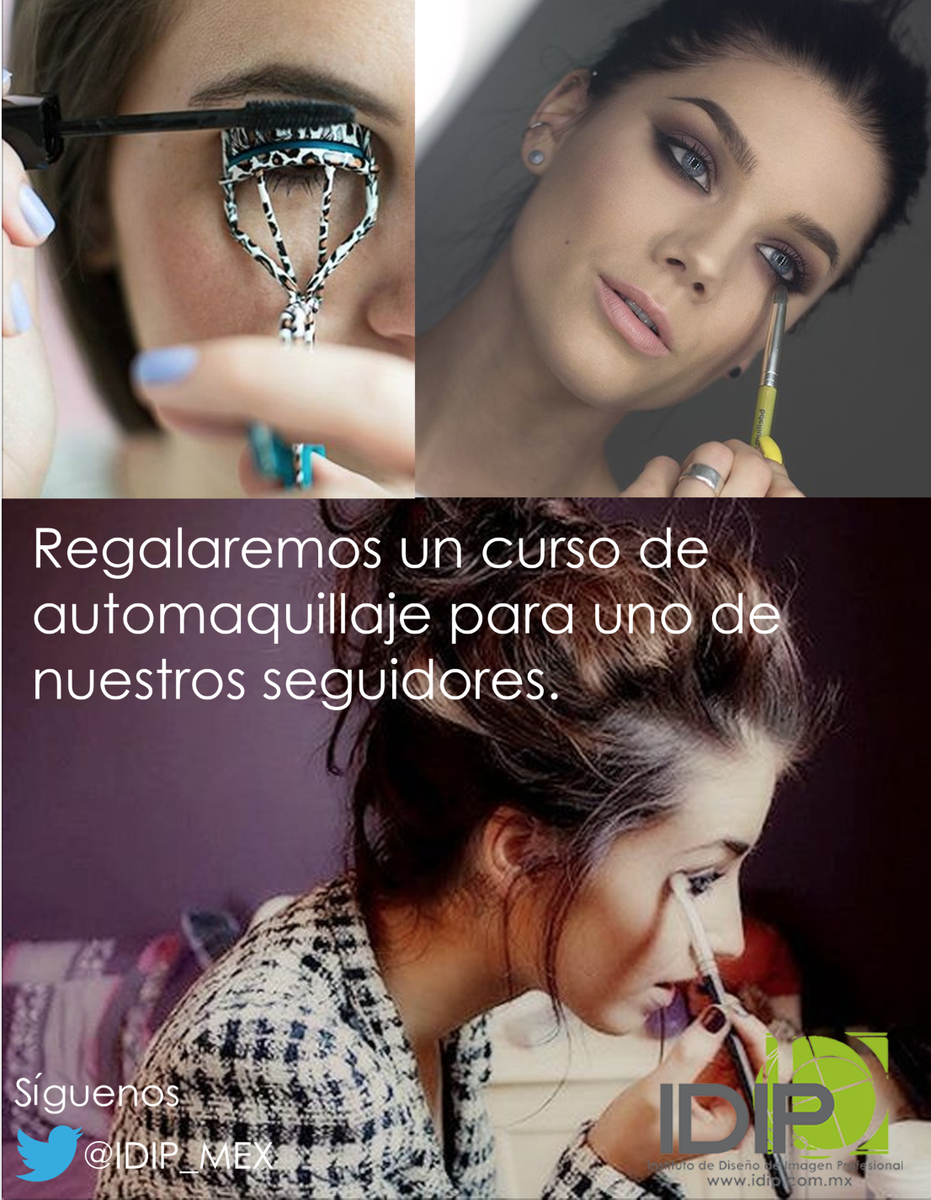IDIP_MEX's tweet image. A nuestros seguidores les tenemos sorpresas, síganos a @IDIP_MEX y podrán ganarse un curso de automaquillaje