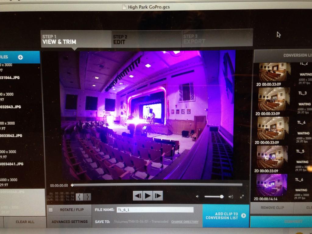 TerpCreative's tweet photo. Editing #Gopro #footage from #HighPark @TheMeetingHouse launch #5D #Hero4 @deeinstereo #premierepro #CreativeCloud http://t.co/eO9PXhIOaw
