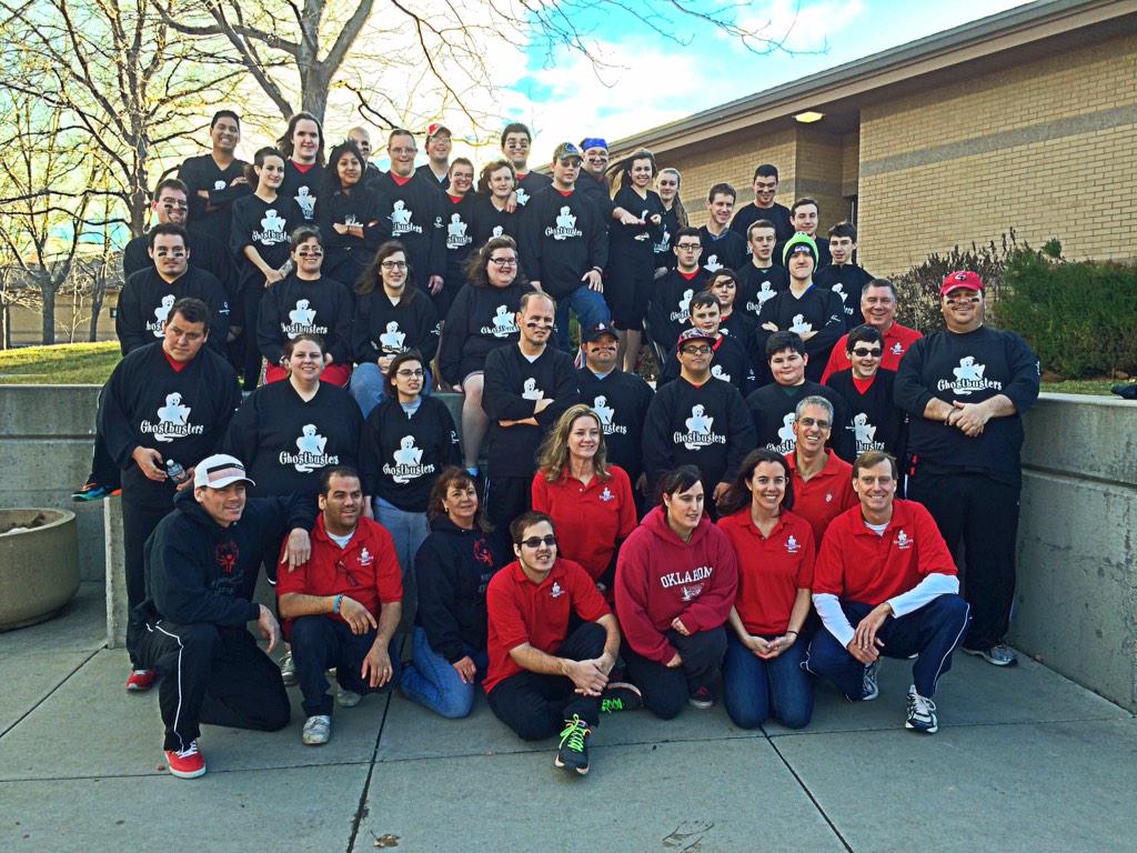 SOGhostbusters's tweet image. Ghostbusters had a great time at Area games.  We played hard, had fun, both teams got 1st place. #SpecialOlympics