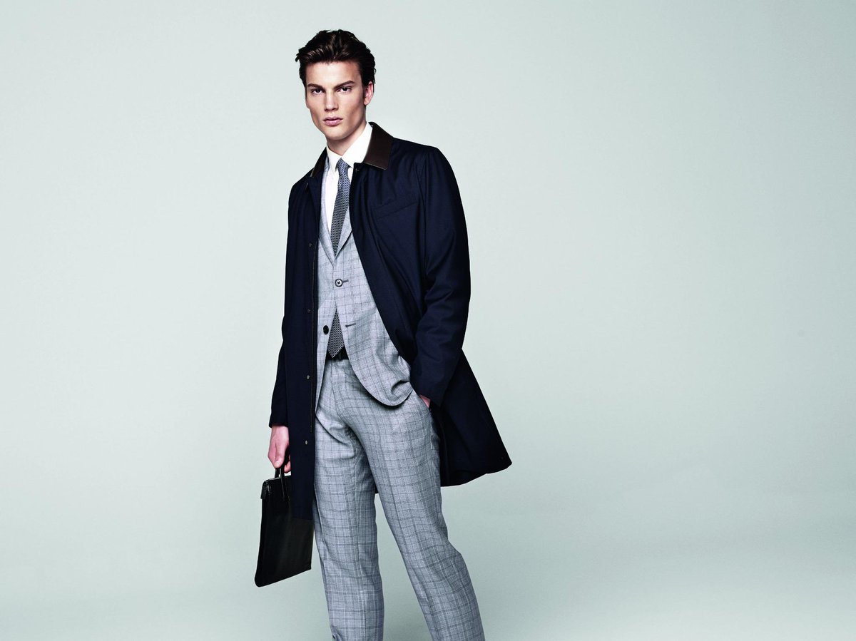 Ferragamo's tweet photo. Shades of gray: introducing Pre-Spring fine tailoring for men. #FerragamoEssentials http://t.co/kAP6vUm541