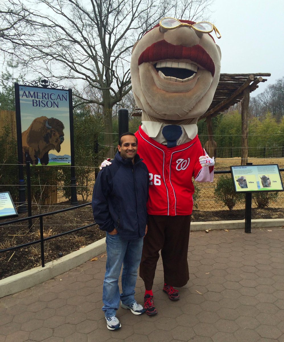 I found @Teddy26Nats a few minutes too late <a href="/NationalZoo/">National Zoo</a>. Consolation prize: a hug and a photo! <a href="/Nationals/">Washington Nationals</a> #NAT10NALS