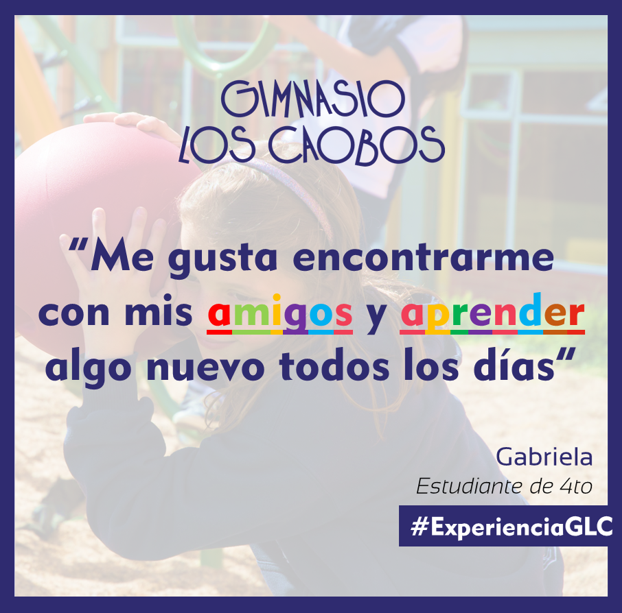 Lo que nuestros estudiantes dicen de volver al colegio.  ¡Feliz inicio de semana! #ExperienciaGLC