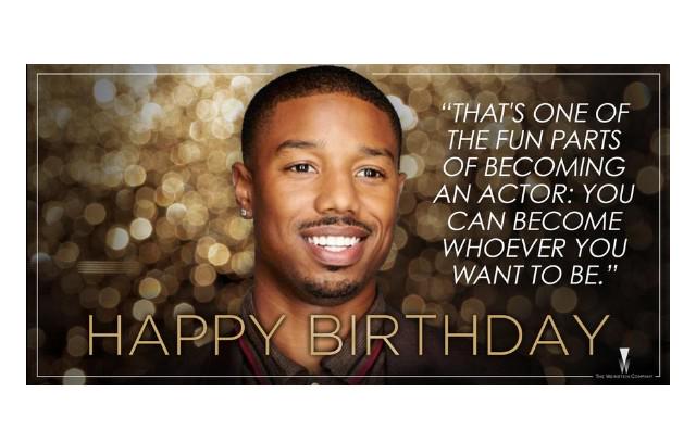 Happy Birthday to our Michael B Jordan!!   