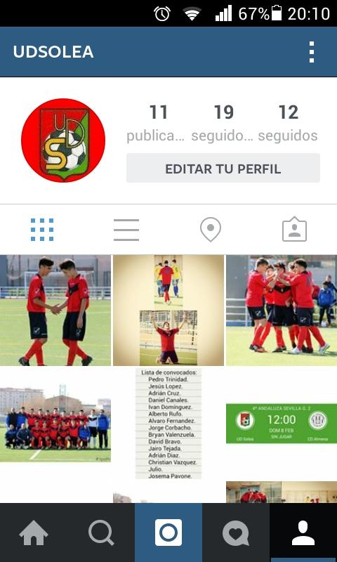 UDSolea's tweet photo. Os recordamos que ya también tenemos cuenta de instagram, @udsolea , todas las fotos del equipo estarán aquí. http://t.co/QXpUoO5S3k