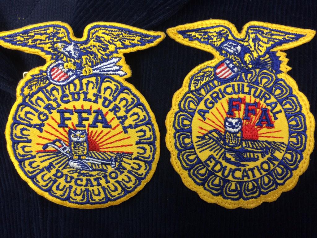 FFAisms's tweet photo. Did I miss something at national convention? It seems these new emblems are being rolled out without any announcement http://t.co/nAsEdA20GJ