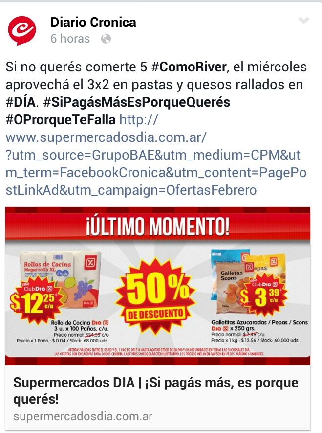 lucasecastillo's tweet image. @cronicaweb nos enseña como hacer propaganda...  &quot;Si no querés comerte 5 #comoriver&quot; 👋  jajajajaja