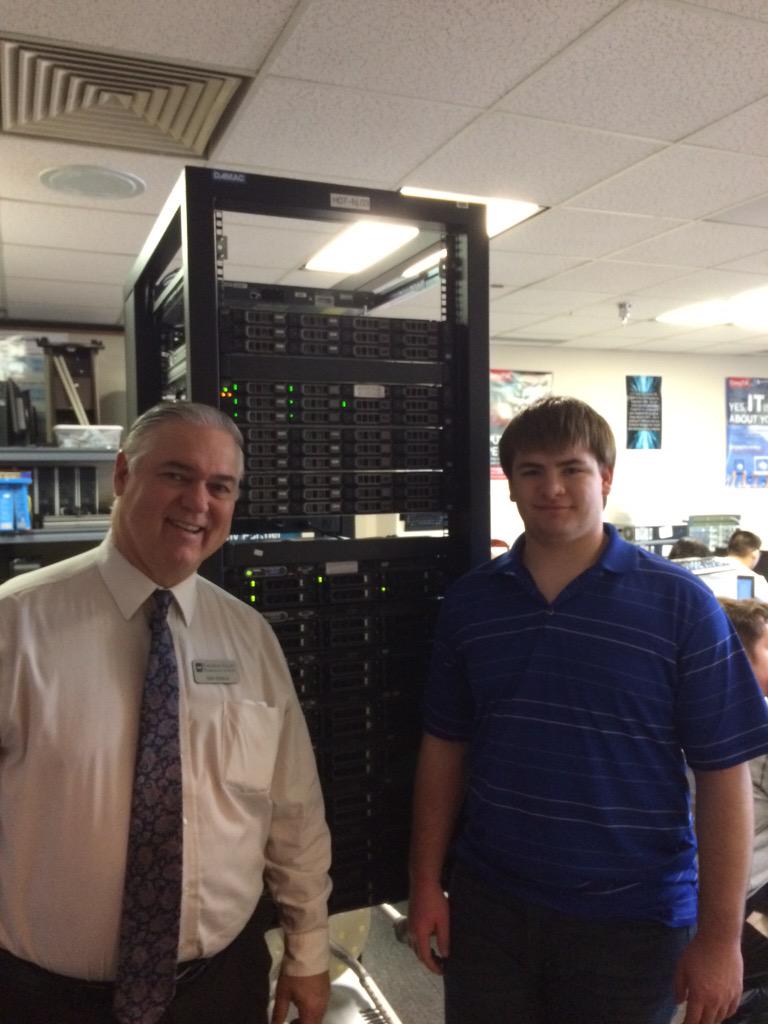 MrBhawk's tweet photo. Congrats to Tyler from CIS for the new job as IT tech support for a local school district #the6505 #cvtech #ppl2work http://t.co/0OHN1S0ilI