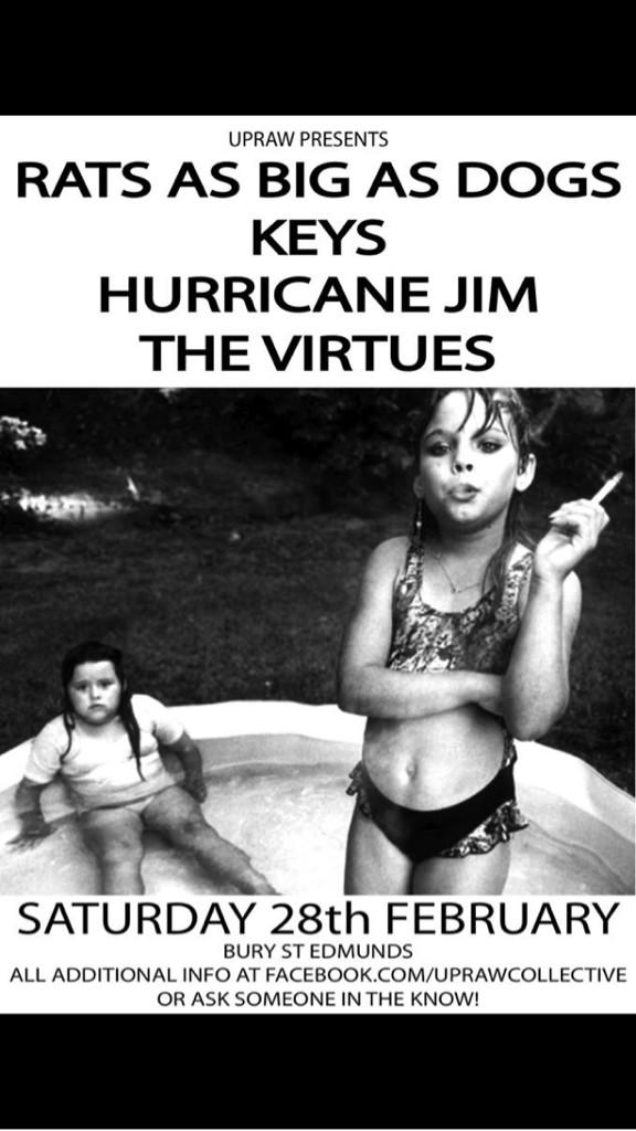 Next show! Upraw #BuryStEdmunds