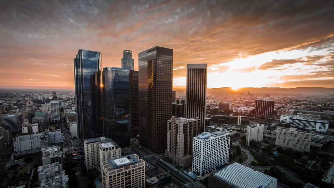 EyeFlyHD's tweet image. #sunset #LosAngeles #SKYLINE