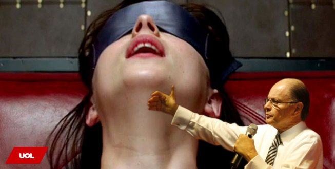 UOL's tweet image. "Demônios estão preparados para invadir as almas", diz Edir Macedo sobre 50 Tons de Cinza bit.ly/1z1tqNd