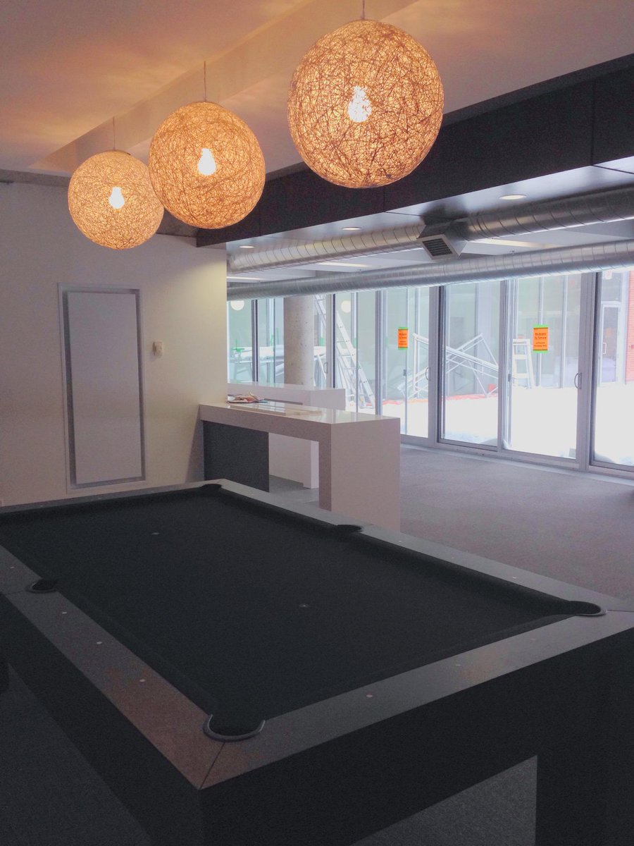 UrbanCapital's tweet photo. The amenities space at #Hideaway is coming along beautifully #CentralCondos #Ottawa http://t.co/vfDbJ5zP1K