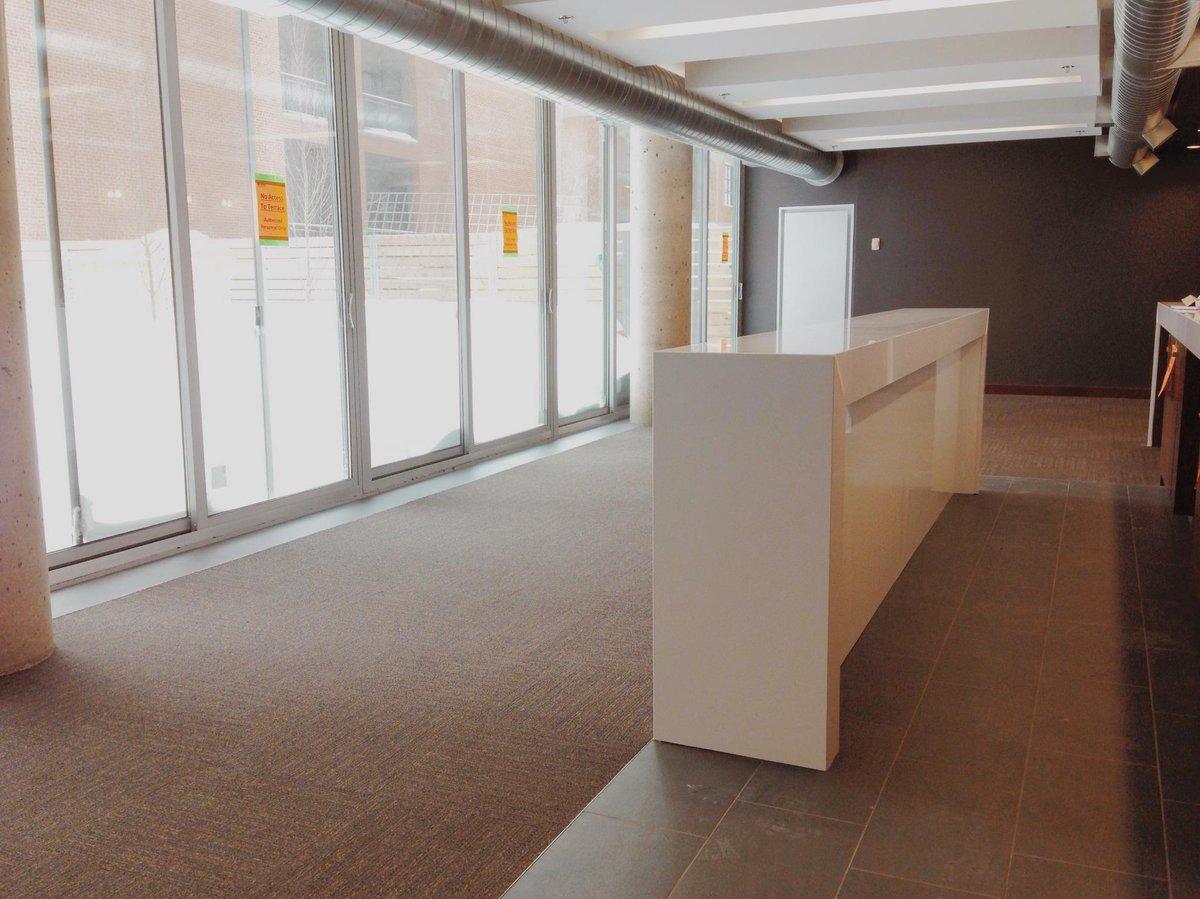 UrbanCapital's tweet photo. The amenities space at #Hideaway is coming along beautifully #CentralCondos #Ottawa http://t.co/vfDbJ5zP1K