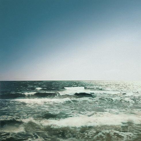 Happy birthday to German artist Gerhard Richter! Enjoy \"Seascape\" (1998) from our Collection:  
