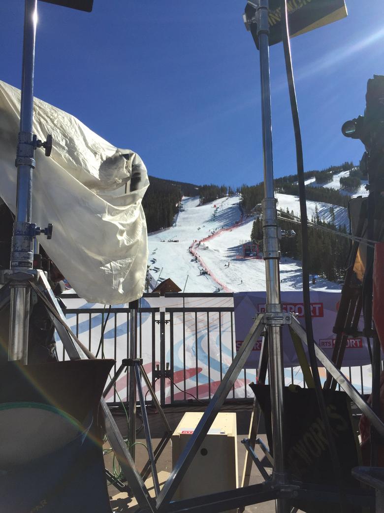 SteveFerrando's tweet photo. Pista pronta. Diretta, rapida, felice aspettiamo @Laragut #forzalaraaaaaaaaaaaa 😃💪👍#beavercreek #supercombinata http://t.co/zZx8eRPuoX